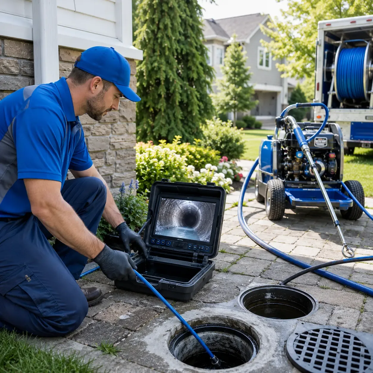 Outdoor drain cleaning professionals serving South Range, WI