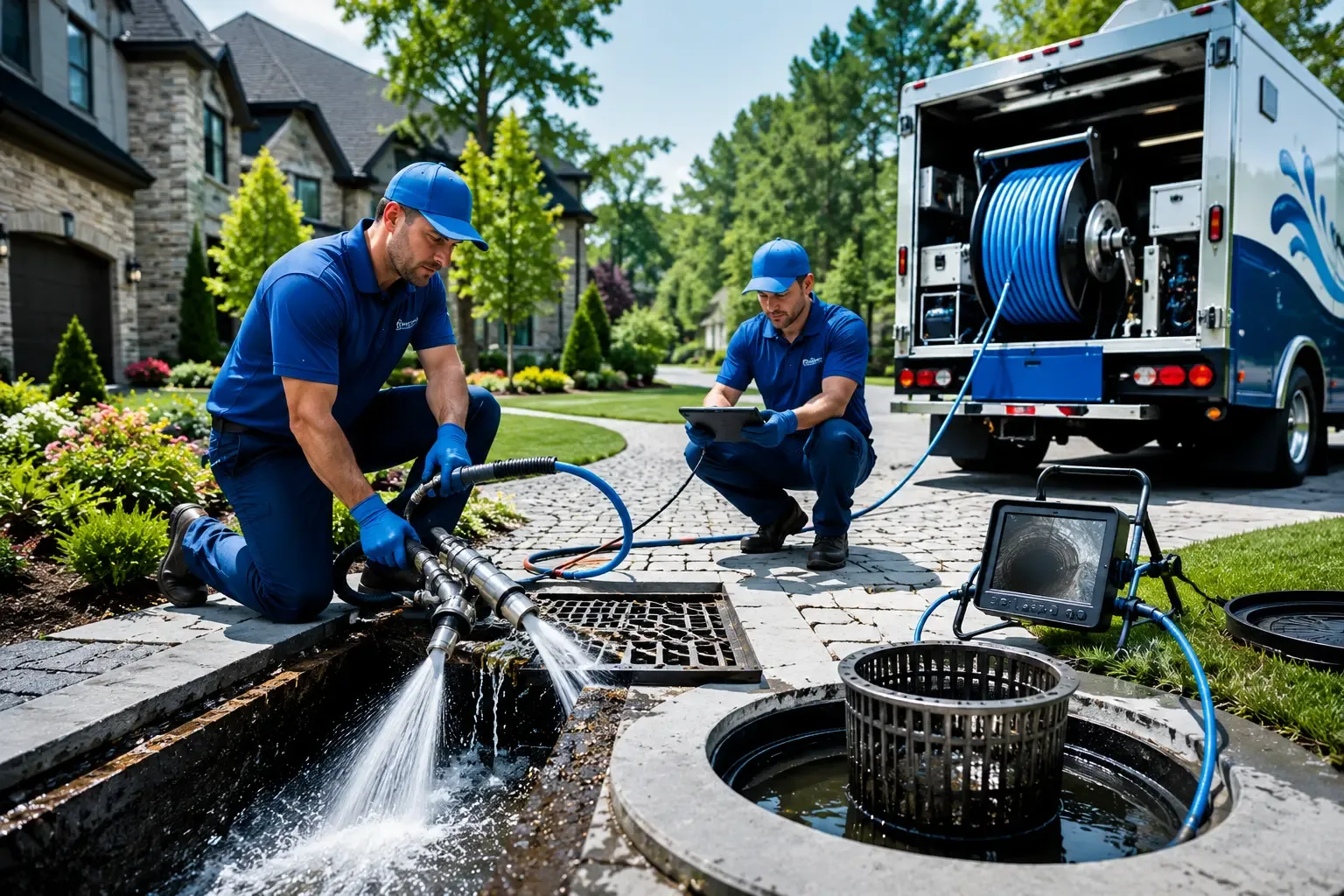 Local outdoor drain cleaning professionals in South Range, WI